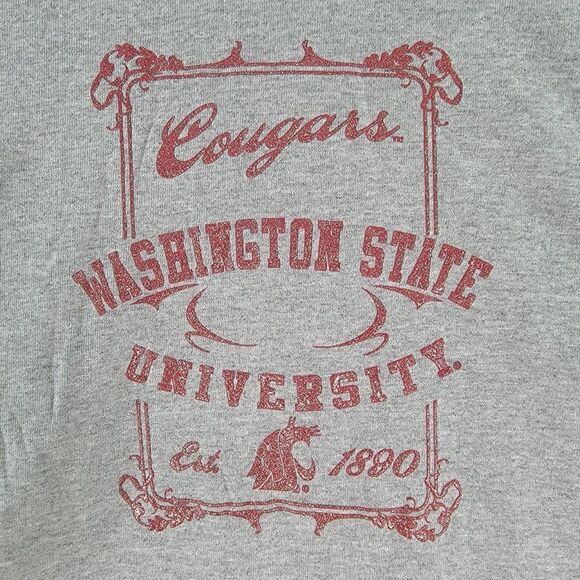 Jerzees Washington State Cougars T Shirt Mens XL Gray Short Sleeve NWOT  V66-74 - Picture 3 of 6